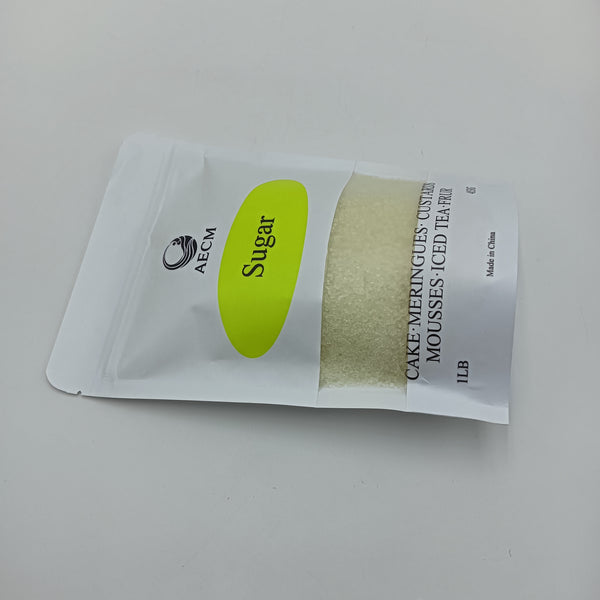 AECM Sugar White Granulated Sugar for Cakes Meringues Custards, 1 Pound