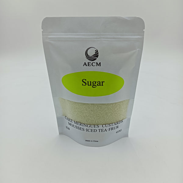 AECM Sugar White Granulated Sugar for Cakes Meringues Custards, 1 Pound