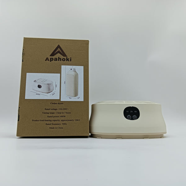 Apahoki Clothes dryers Electric Clothes Dryer, 400W, 1-7 Hour Timer, Beige