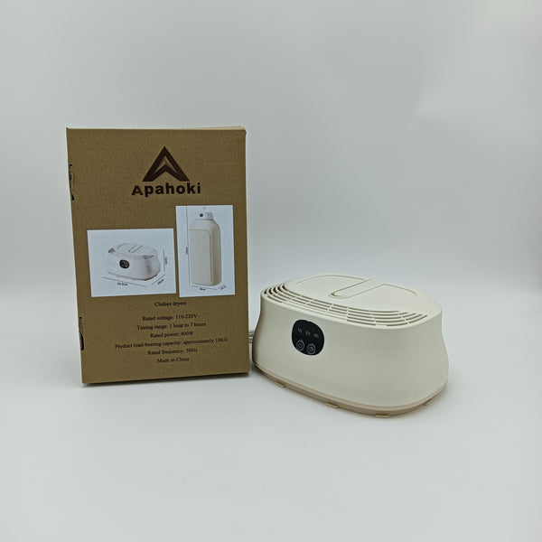 Apahoki Clothes dryers Electric Clothes Dryer, 400W, 1-7 Hour Timer, Beige