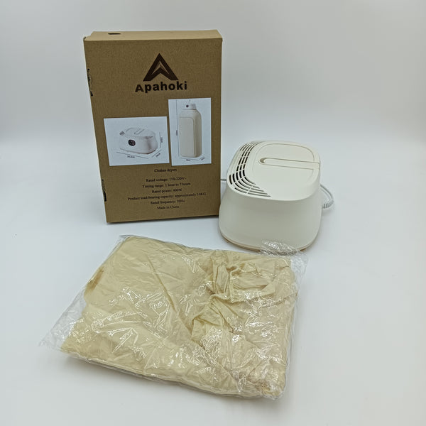 Apahoki Clothes dryers Electric Clothes Dryer, 400W, 1-7 Hour Timer, Beige