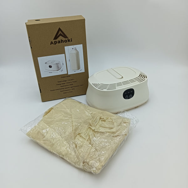 Apahoki Clothes dryers Electric Clothes Dryer, 400W, 1-7 Hour Timer, Beige