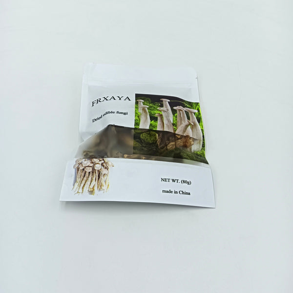 FRXAYA Dried edible fungi 80g Package Dried Edible Fungi, Premium White Mushrooms