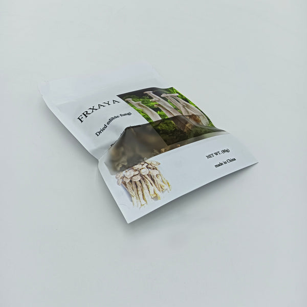 FRXAYA Dried edible fungi 80g Package Dried Edible Fungi, Premium White Mushrooms