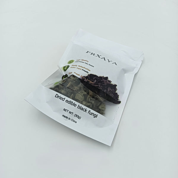 FRXAYA Dried edible black fungi Premium and Delicious Dried Black Fungi, 93g