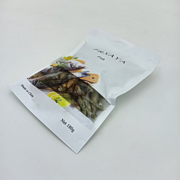 FRXAYA Fish Fish Pet Treats for Training and Rewards, Natural Fish Flavor, 180g Resealable Pouch