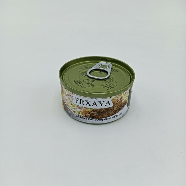 FRXAYA Prepared food kits composed of meat Prepared Canned Meat Meal, 200 G, Ready-to-Prepare