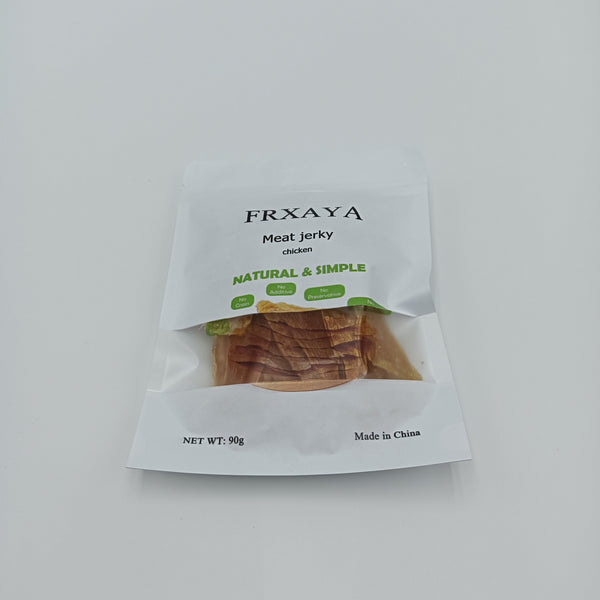 FRXAYA Meat jerky chicken Natural & Simple Chicken Meat Jerky, 90g, No Additives