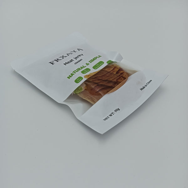 FRXAYA Meat jerky chicken Natural & Simple Chicken Meat Jerky, 90g, No Additives
