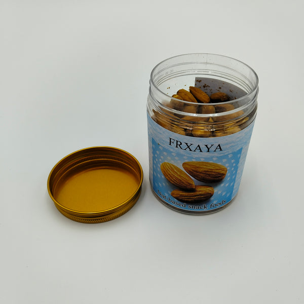 FRXAYA Nut-based snack foods Premium Nut-Based Snack, Glass Jar with Gold Lid