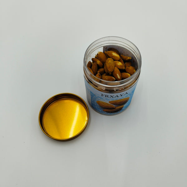 FRXAYA Nut-based snack foods Premium Nut-Based Snack, Glass Jar with Gold Lid