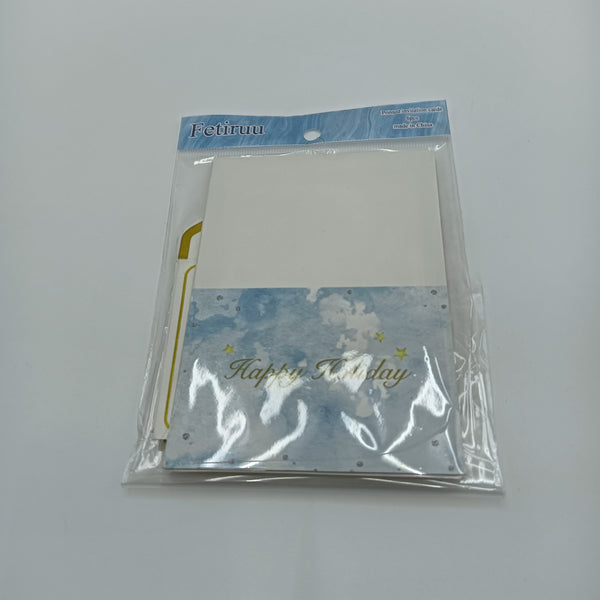 Fetiruu Printed invitation cards Elegant Holiday Greeting Cards with Gold Foil Design