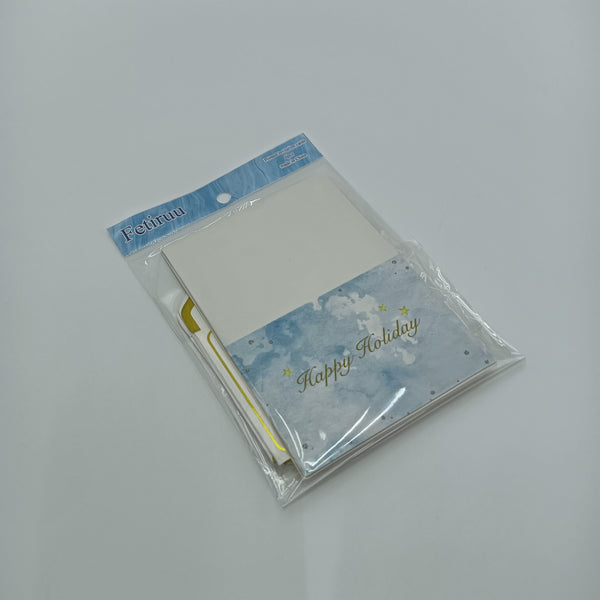 Fetiruu Printed invitation cards Elegant Holiday Greeting Cards with Gold Foil Design