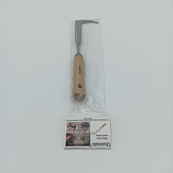 Quamate Hand tools, weed cutters Manual Garden Weed Cutter, Steel Blade with Wooden Handle