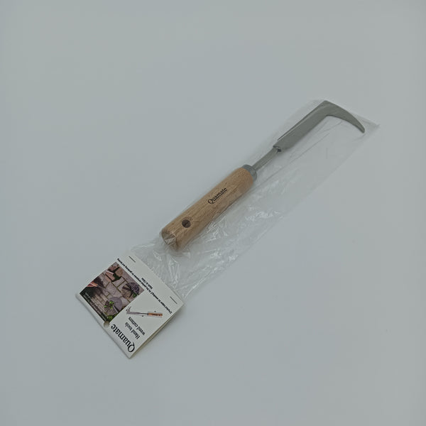 Quamate Hand tools, weed cutters Manual Garden Weed Cutter, Steel Blade with Wooden Handle