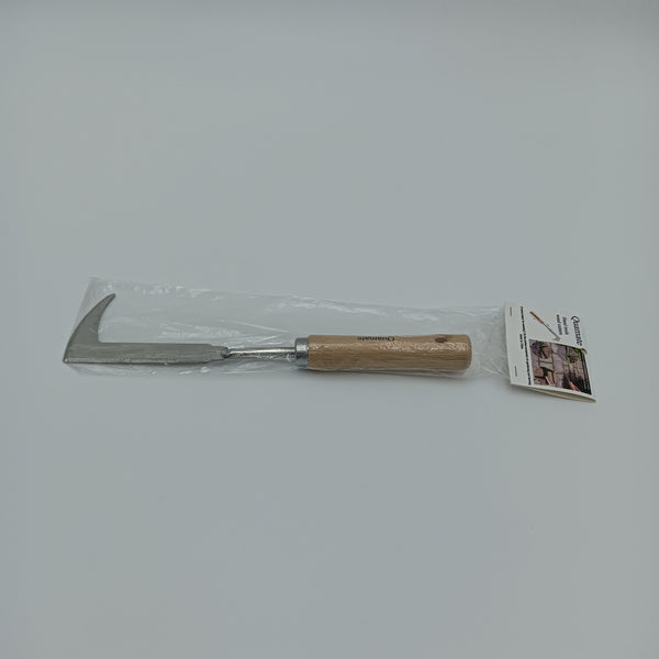 Quamate Hand tools, weed cutters Manual Garden Weed Cutter, Steel Blade with Wooden Handle