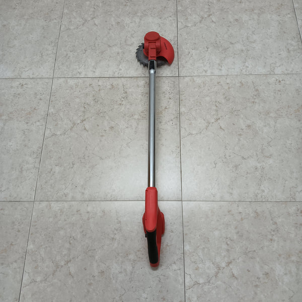 SOLIDCREAT Weeding machines Garden Weed Removal Tool with Circular Blade, Red Steel Construction