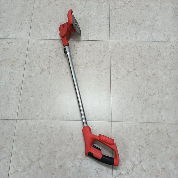 SOLIDCREAT Weeding machines Garden Weed Removal Tool with Circular Blade, Red Steel Construction