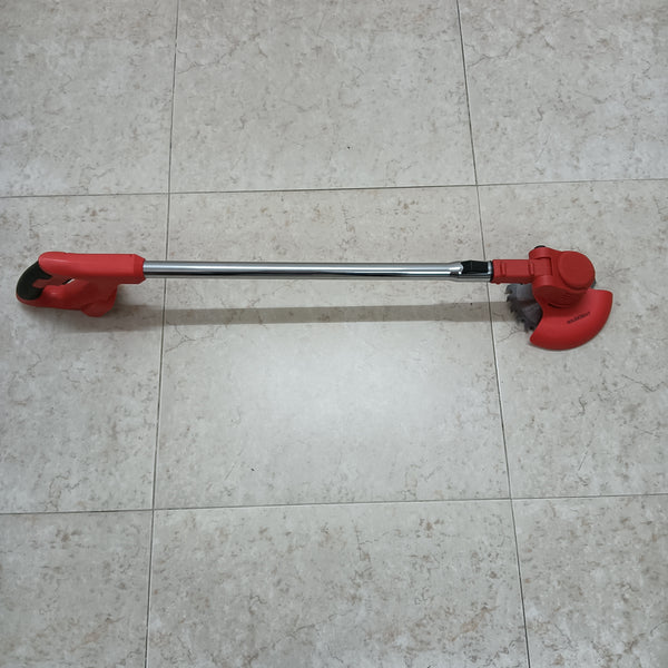 SOLIDCREAT Weeding machines Garden Weed Removal Tool with Circular Blade, Red Steel Construction