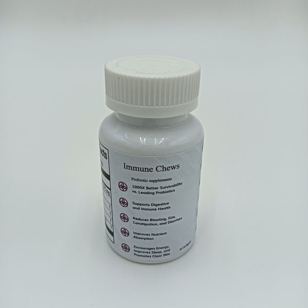 Immune Chews Probiotic supplements Supports Digestive & Immune Health, Chews Probiotics, 40 Softgels