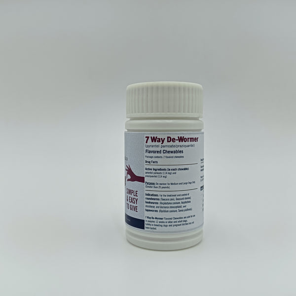 IverX Anthelmintics Seven-effect insect repellent for dogs, flavored oral tablets