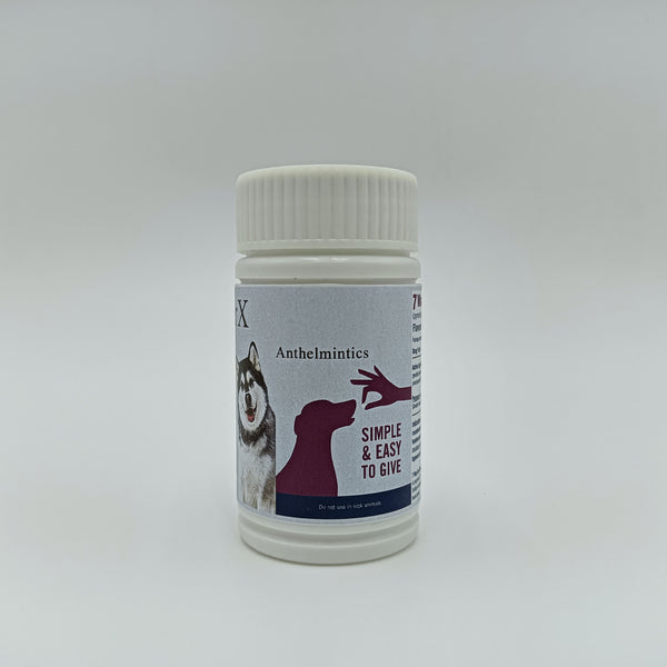 IverX Anthelmintics Seven-effect insect repellent for dogs, flavored oral tablets
