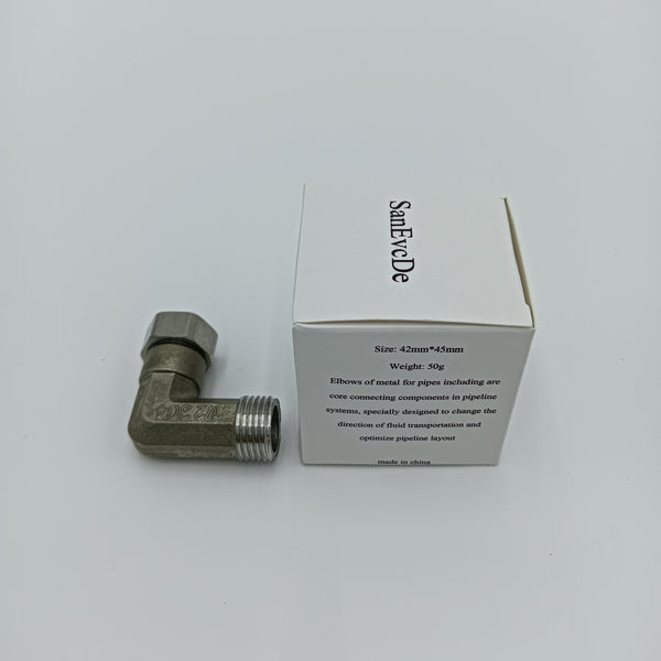 SanEvcDe Elbows of metal for pipes including those from alloy steel and titanium 90° metal elbow, 42mm×45mm