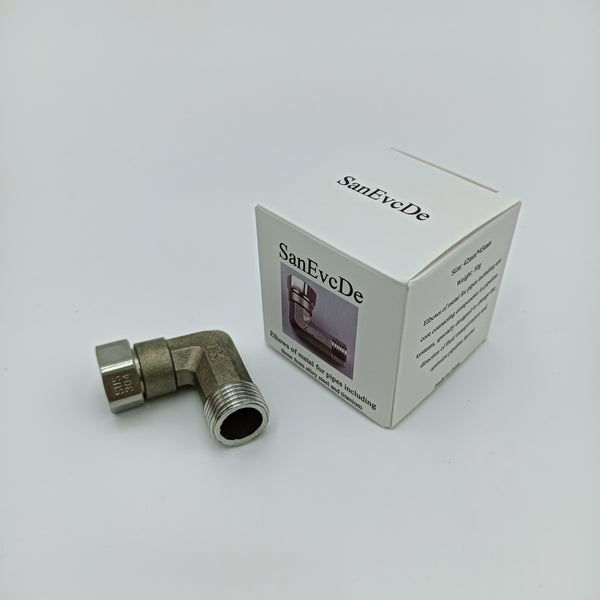 SanEvcDe Elbows of metal for pipes including those from alloy steel and titanium 90° metal elbow, 42mm×45mm