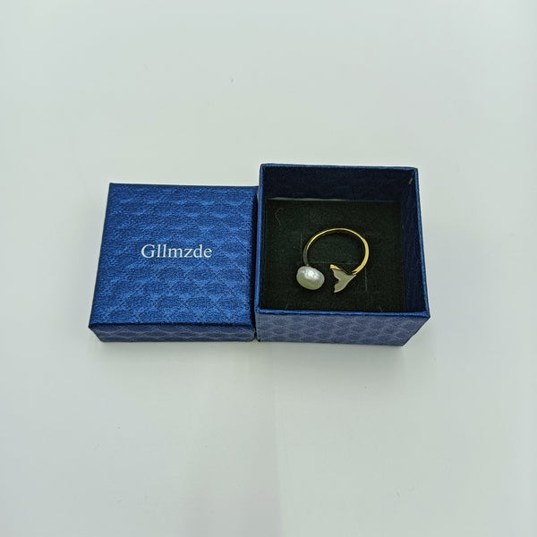 Gllmzde Wedding rings Elegant and Simple Wedding Ring with Gift Box