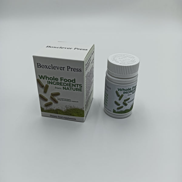 Boxclever Press Dietary food supplements Whole food natural dietary Supplement - Convenient capsule formula