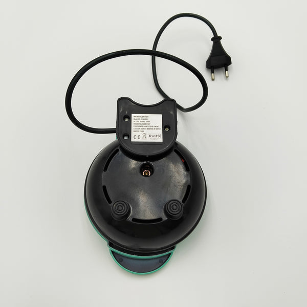 COREY FRYINGMAN Electric waffle maker Compact Electric Waffle Maker, Mint Green, Non-Stick Cooking Surface