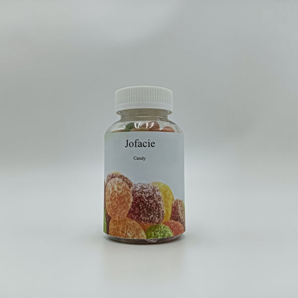 Jofacie Candy Portable bottled colorful candies, delicious low-fat snacks, 200g