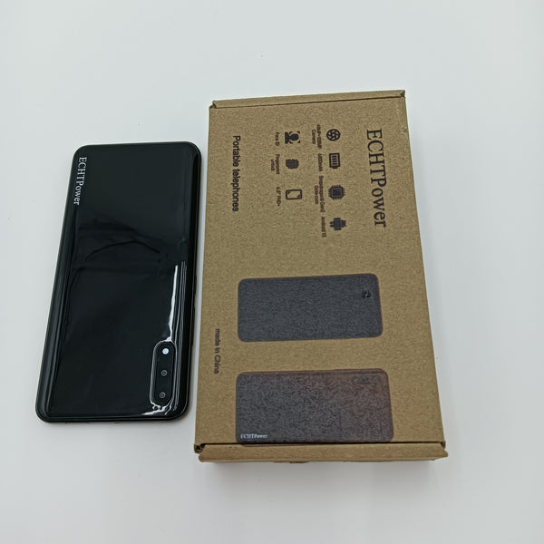 ECHTPower Portable telephones Portable Mobile Phone with Face ID, Fingerprint Unlock, 6.8 Inch HD+ Display, Black