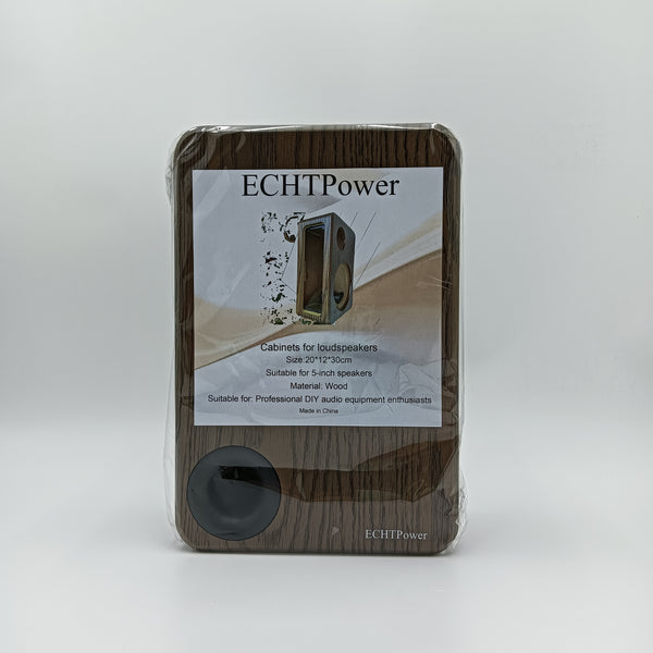 ECHTPower Cabinets for loudspeakers Wooden Speaker Cabinet for 5-Inch Loudspeakers, 20x12x30cm
