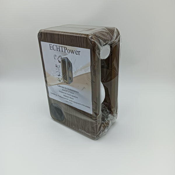ECHTPower Cabinets for loudspeakers Wooden Speaker Cabinet for 5-Inch Loudspeakers, 20x12x30cm