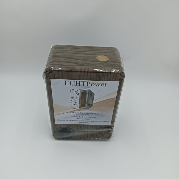 ECHTPower Cabinets for loudspeakers Wooden Speaker Cabinet for 5-Inch Loudspeakers, 20x12x30cm