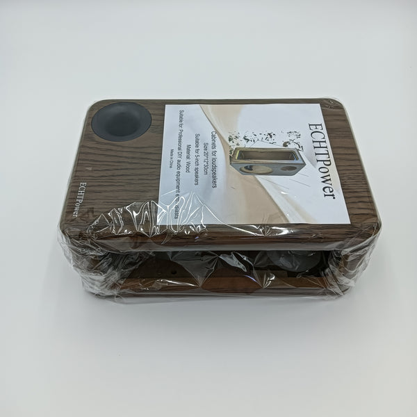 ECHTPower Cabinets for loudspeakers Wooden Speaker Cabinet for 5-Inch Loudspeakers, 20x12x30cm