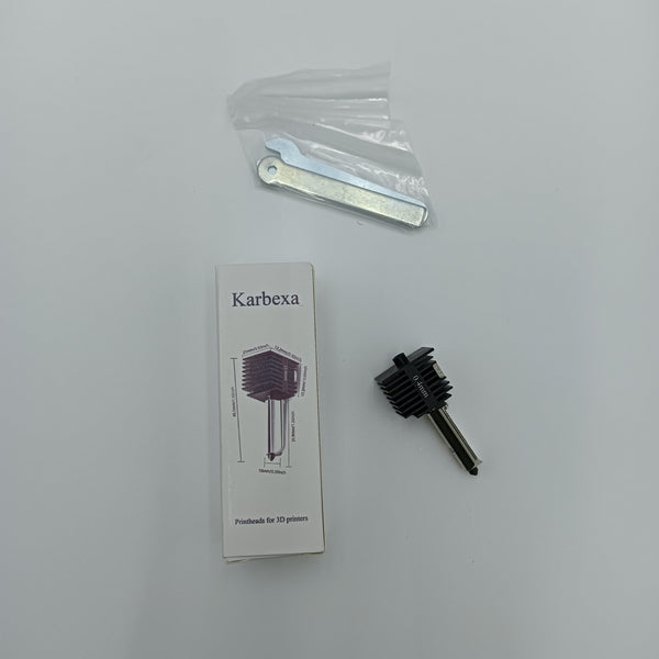 Karbexa Printheads for 3D printers Metal 3D Printer Printheads, Black, 49x16.5x21mm