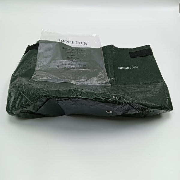 BIJOKETTEN Horticultural bags Durable Dark Green Horticultural Bag, Large Storage Capacity PP Material