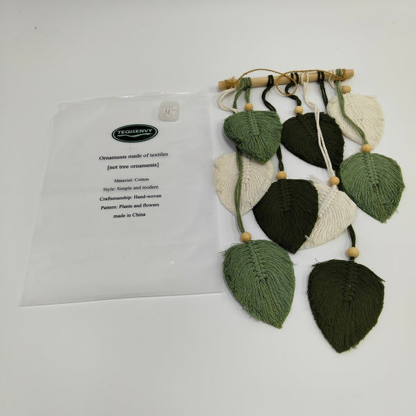 TEOISENVY QI TO SH Ornaments made of textiles [not tree ornaments] Modern Simple Style Wall Hanging Ornament, Decorative Textile Art