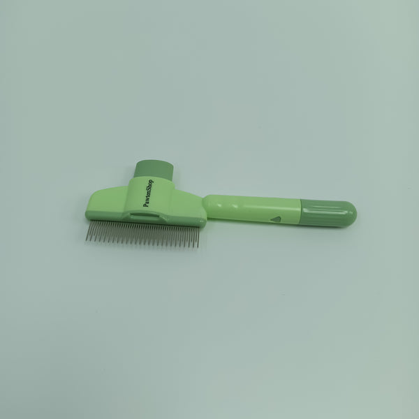 PawtenShop combs for animals Mint Green Fine-Toothed Metal Detangling Tool for Dogs and Cats