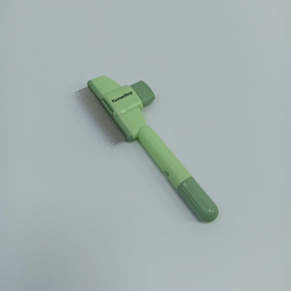 PawtenShop combs for animals Mint Green Fine-Toothed Metal Detangling Tool for Dogs and Cats
