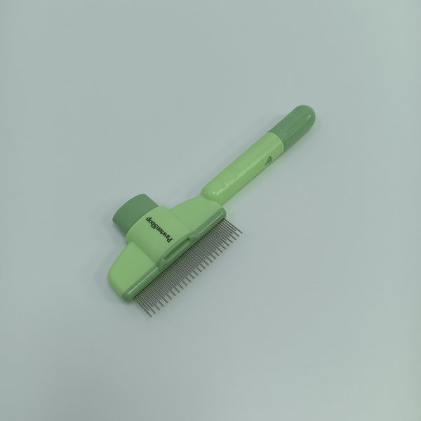 PawtenShop combs for animals Mint Green Fine-Toothed Metal Detangling Tool for Dogs and Cats