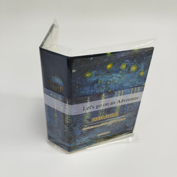 Let's go on an Adventure Photo albums 100 Pages Photo Album, Starry Night Design, 6.5 x 1.2 Inches