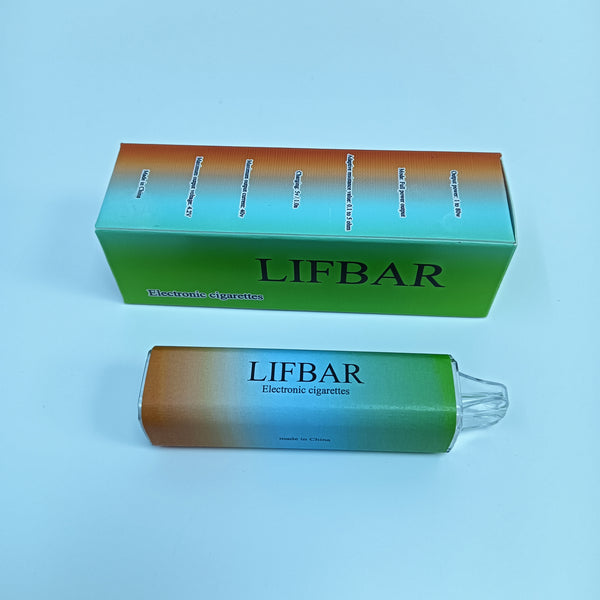 LIFBAR electronic cigarettes Portable Electronic Cigarette with USB-C Charging, Gradient Color Design