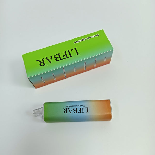 LIFBAR electronic cigarettes Portable Electronic Cigarette with USB-C Charging, Gradient Color Design
