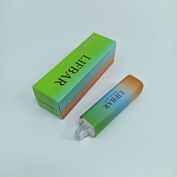 LIFBAR electronic cigarettes Portable Electronic Cigarette with USB-C Charging, Gradient Color Design