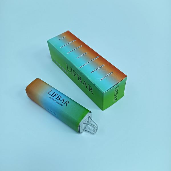 LIFBAR electronic cigarettes Portable Electronic Cigarette with USB-C Charging, Gradient Color Design