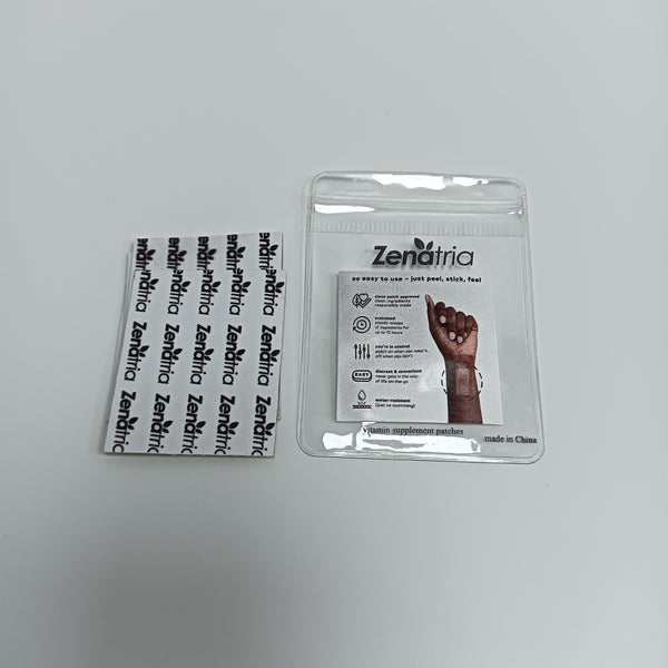 Zenatria-vitamin supplement patches 12-Hour Sustained Release Transdermal Vitamin Patches, Clean Ingredients, Easy to Use