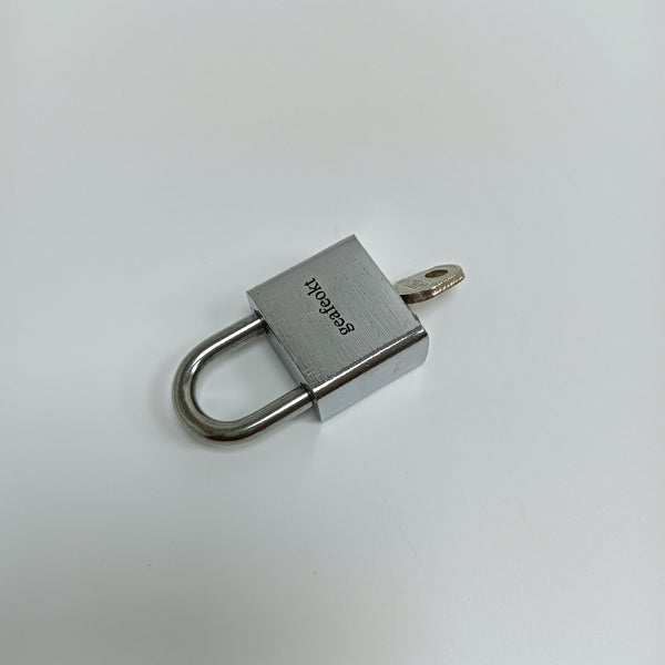 geafeokt Metal locks Metal Padlock with Keys for Toolboxes, Lockers, Gates, Cabinets, Silver